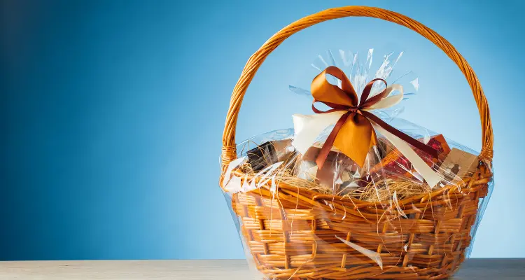 A unique gift basket